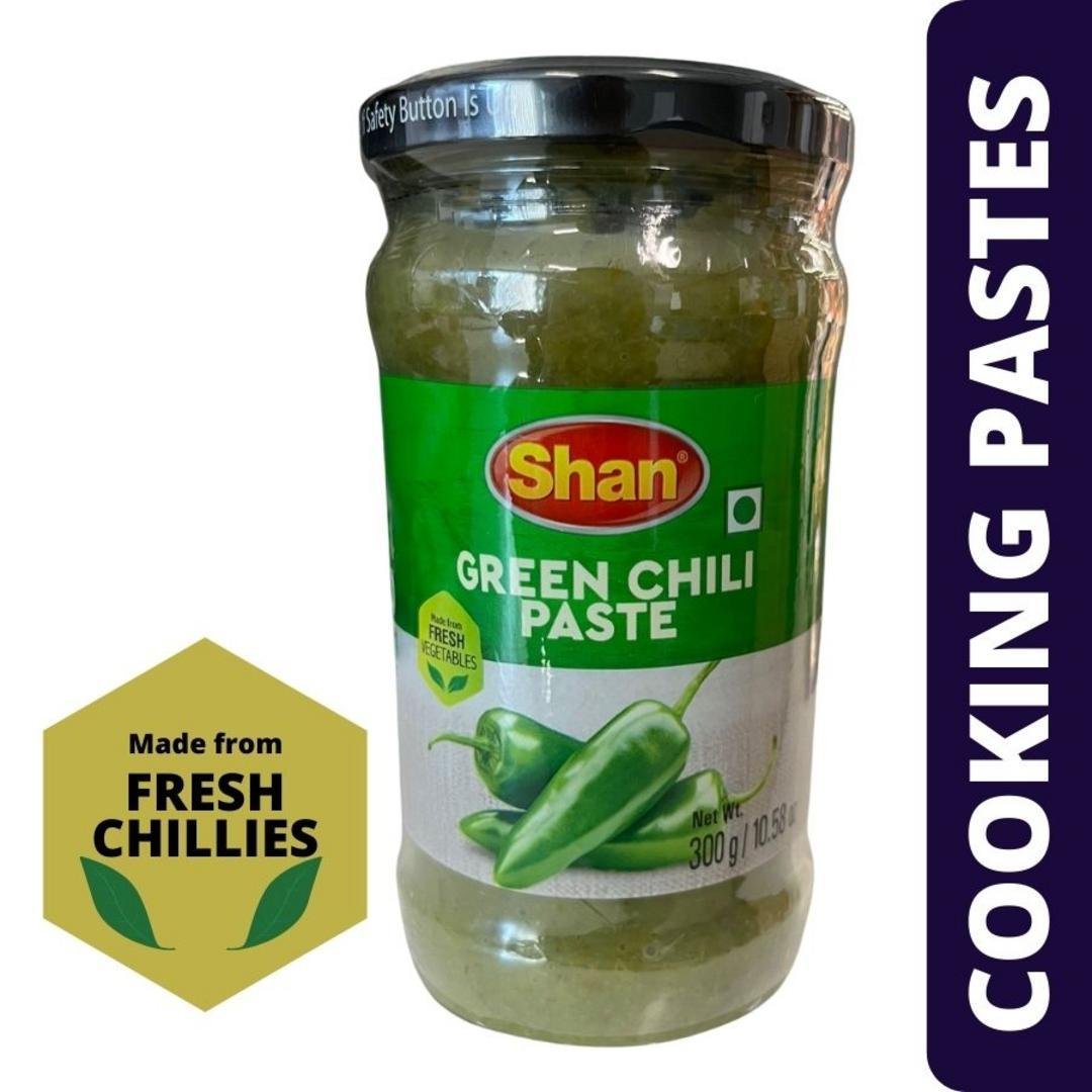 SHAN GREEN CHILLI PASTE 300G, topdesimart, top desi mart