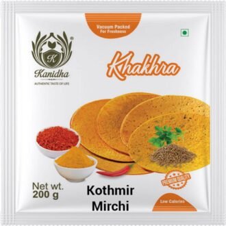 KTW KOTHMIR MIRCH KHAKHRA 200G, topdesimart, top desi mart