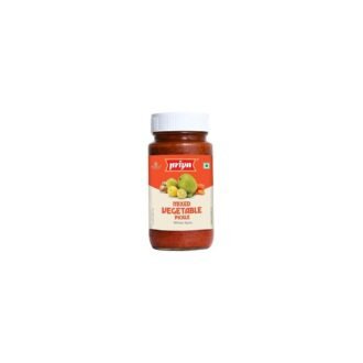 PRIYA CARROT NO GARLIC PICKLE 300G, topdesimart, top desi mart