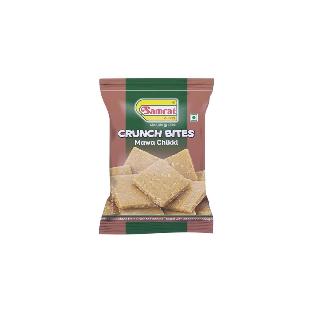 SAMRAT CRUNCH BITES MAWA CHIKKI, topdesimart, top desi mart