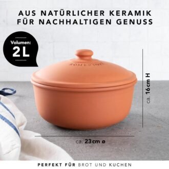 AD CLAY COOKWARE POT 1KG, topdesimart, top desi mart