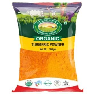 SUKHIANNA ORGANIC TURMERIC POW 100G, topdesimart, top desi mart