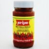 PRIYA G RED CHIL NO GARLIC PICKLE 300G, topdesimart, top desi mart
