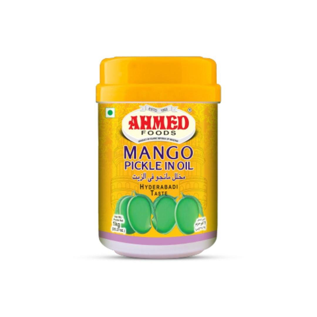 AHMED MNG HYD PICKLE IN OIL 1KG, topdesimart, top desi mart