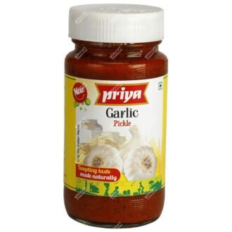 PRIYA GARLIC PICKLE 300G, topdesimart, top desi mart