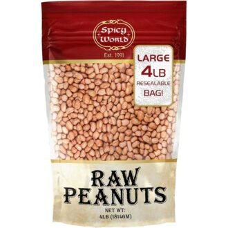 SPICY WORLD RAW PEANUTS 8LB, topdesimart, top desi mart