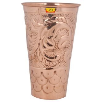NANKI COPPER SLVR GLASS 1PC, topdesimart, top desi mart