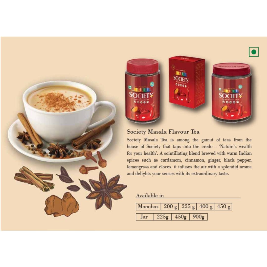 SOCIETY MASALA TEA 400G, topdesimart, top desi mart