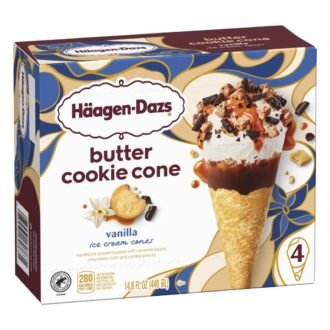 HAGGEN-DAZS VANILA CONE 4PC, topdesimart, top desi mart