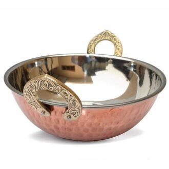 NANKI COPPER SRVNG BOWL 1PC, topdesimart, top desi mart