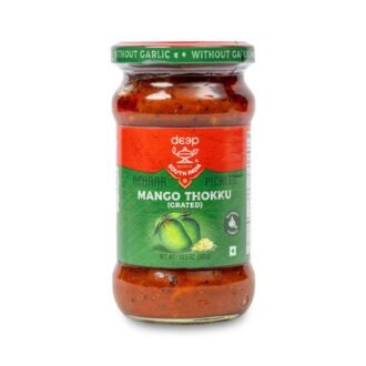 Deep MANGO THOKKU NO GARLIC PICKLE 300G, topdesimart, top desi mart