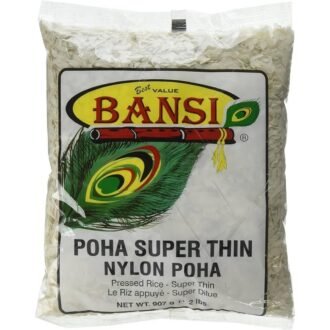 Bansi POHA SUPER THIN 2LB, topdesimart, top desi mart