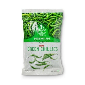 Deep GREEN CHILLIES HOT 12OZ, topdesimart, top desi mart