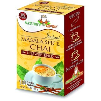 NATURES GURU INSTANT UNST LMNGRS CHAI 10PCK, topdesimart, top desi mart