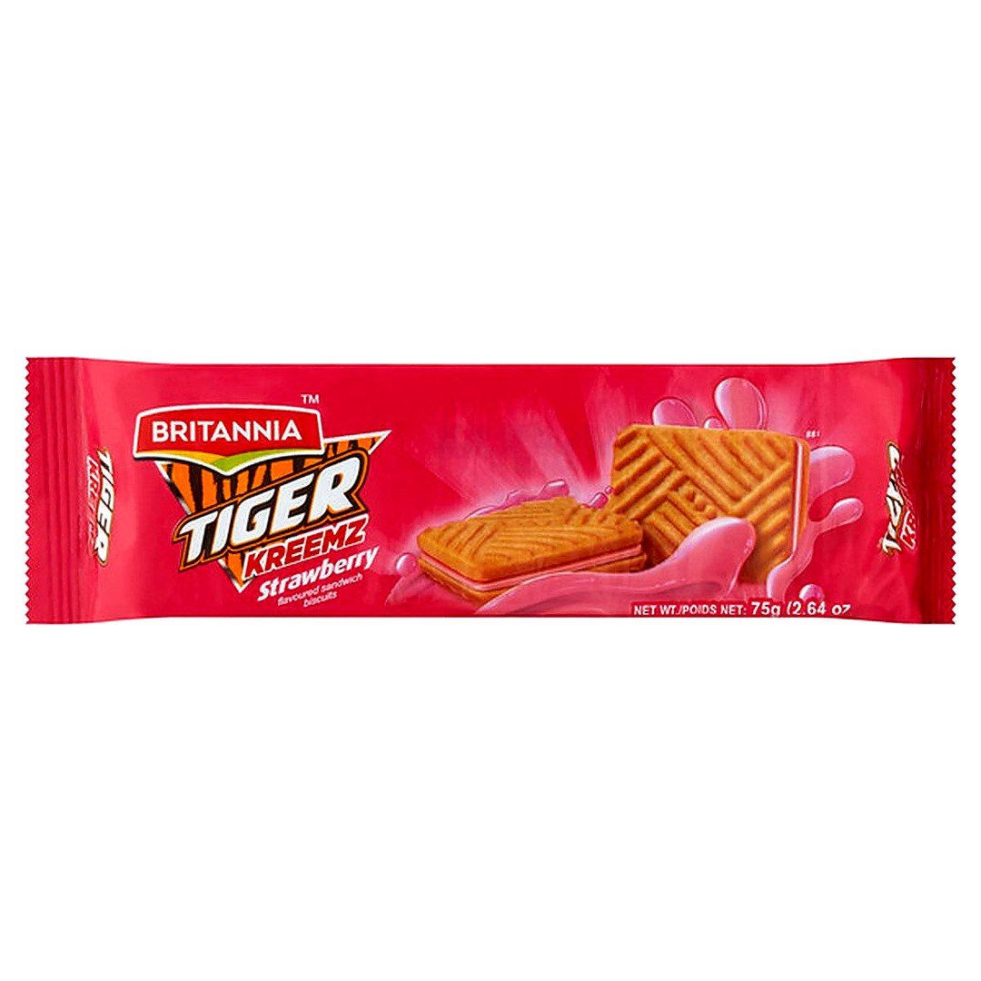 BRITANNIA TIGER STRAWBERRY FP 300G, topdesimart, top desi mart