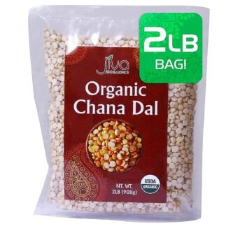 Jiva ORGANIC Chana Dal 2lb, topdesimart, top desi mart