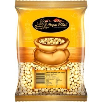 NEPAL FOODS WHITE SOYABEAN 2LB, topdesimart, top desi mart