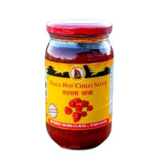 RATO BHALE DALLE HOT CHILLI SAUCE 380G, topdesimart, top desi mart