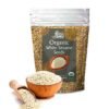 JIVA ORGANIC WHITE SESAME SEED 7OZ, topdesimart, top desi mart