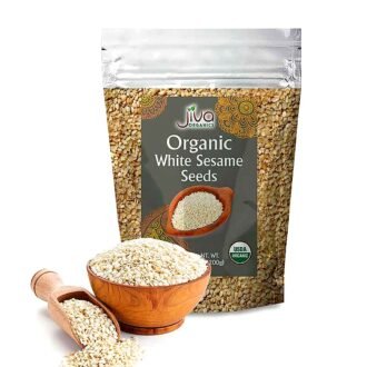 JIVA ORGANIC WHITE SESAME SEED 7OZ, topdesimart, top desi mart