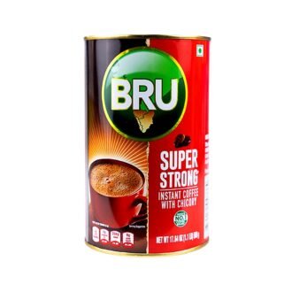 BRU COFFEE STRONG (TIN)500G, topdesimart, top desi mart