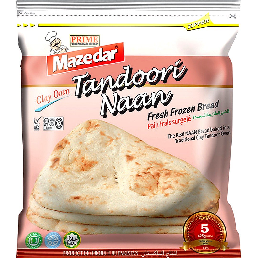 MAZEDAR TANDOORI NAAN 5PC, topdesimart, top desi mart