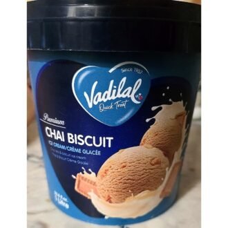 VADILAL CHAI BISCUIT ICECREAM 100ML, topdesimart, top desi mart