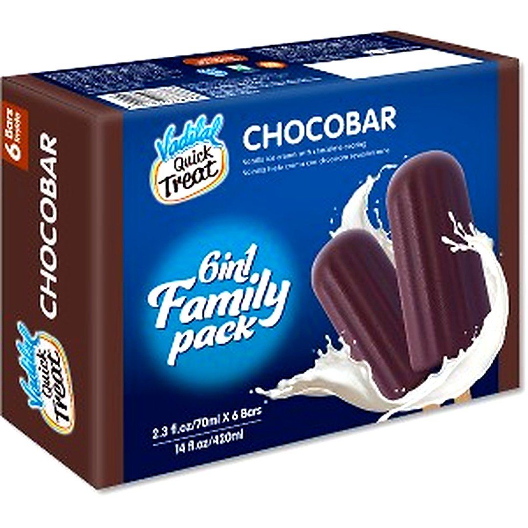 VADILAL CHOCO BAR 6PACK, topdesimart, top desi mart
