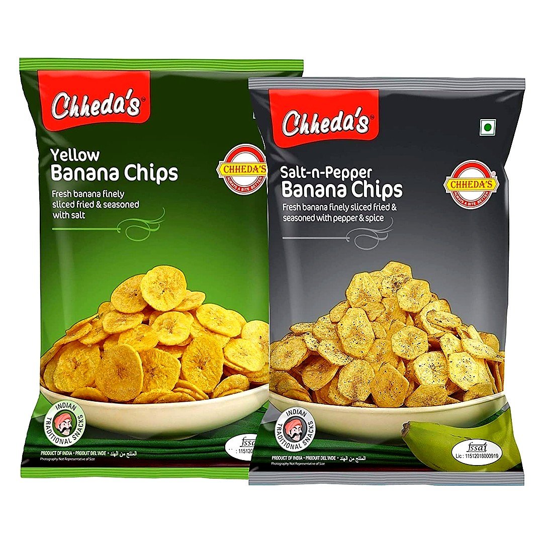 CHEDDAS YELLOW BANANA CHIPS 170G, topdesimart, top desi mart
