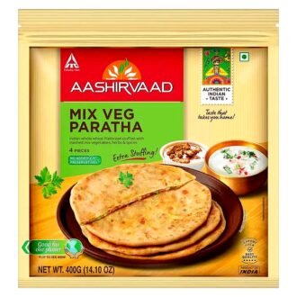 AASHRVAD MIX VEG PARATHA 400G, topdesimart, top desi mart