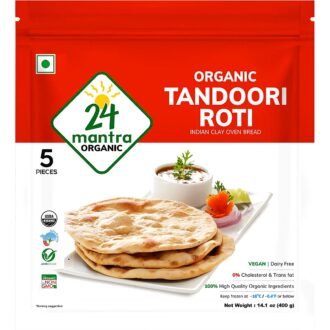 24MANTRA ORAGANIC TANDOORI ROTI 5PC, topdesimart, top desi mart