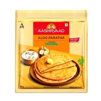 AASHRVAD ALOO PARATHA 360G, topdesimart, top desi mart