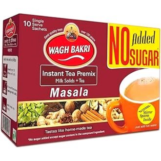 WAGH BAKRI INSTANT MASALA TEA 80 GMS, topdesimart, top desi mart