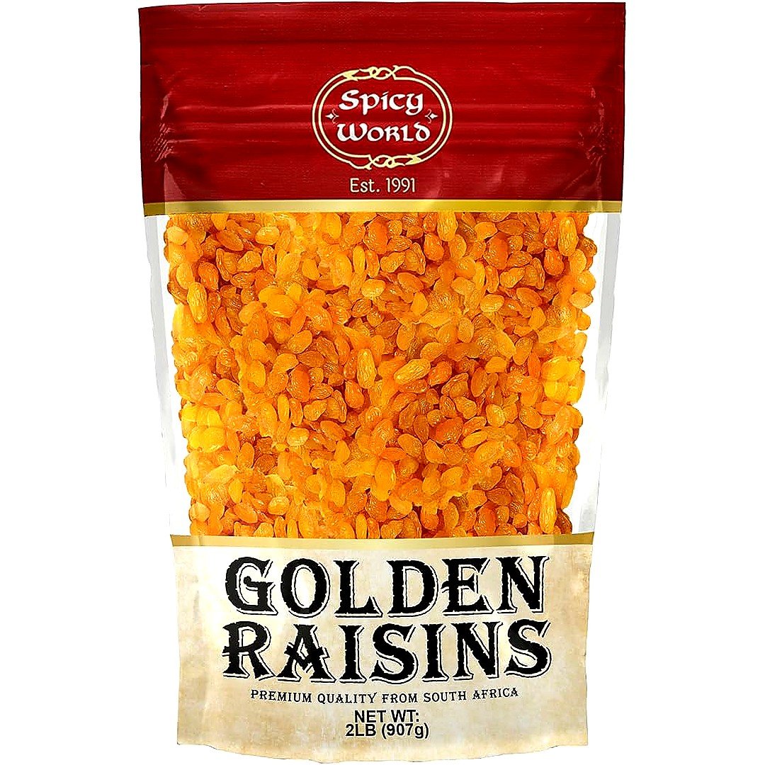 SPICY WORLD GOLDEN RAISINS 4LB, topdesimart, top desi mart