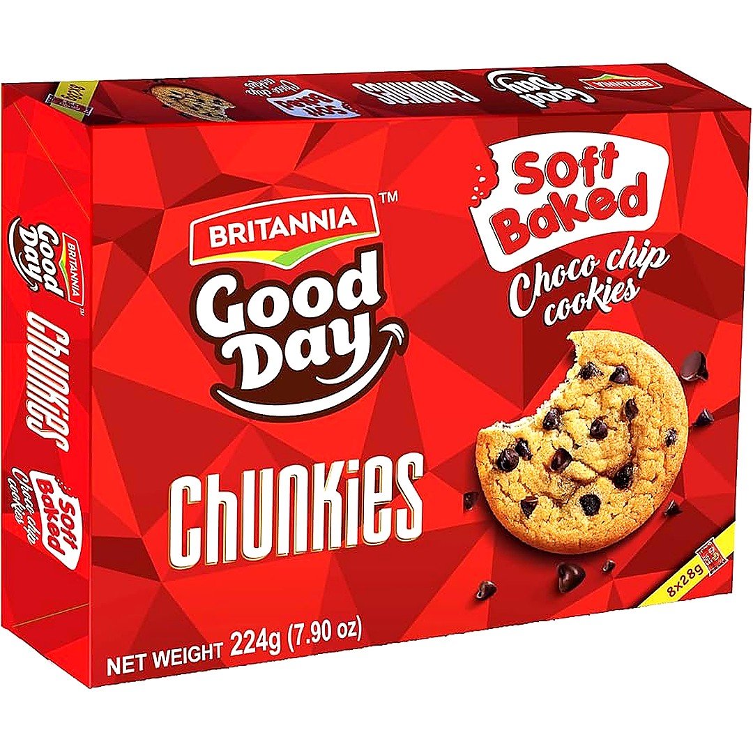 BRITANNIA GOODDAY CHUNKIES 224G, topdesimart, top desi mart