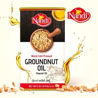 NANDI COLD PRESSED GROUNDNUT OIL 5L, topdesimart, top desi mart