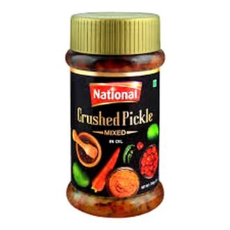 NATIONAL CRUSHED PICKLE 390G, topdesimart, top desi mart