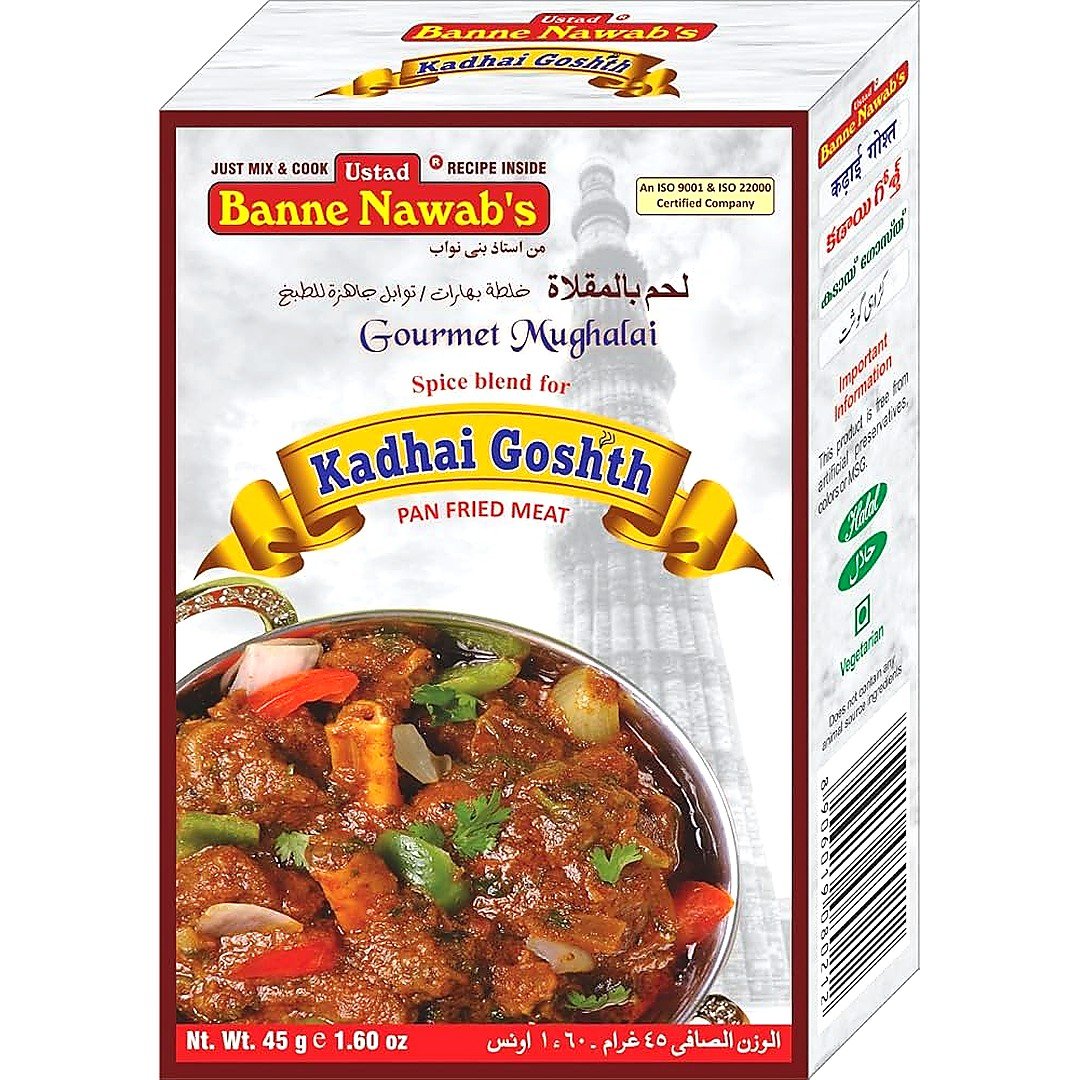 BANNE NAWABS KADHAI GOSHTH 60G, topdesimart, top desi mart
