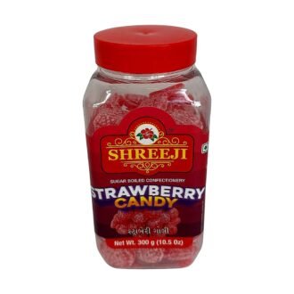 SHREEJI STRAWBRRY CANDY 300G, topdesimart, top desi mart