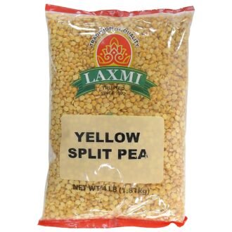 LAXMI YELLOW SPLIT PEAS 4LB, topdesimart, top desi mart