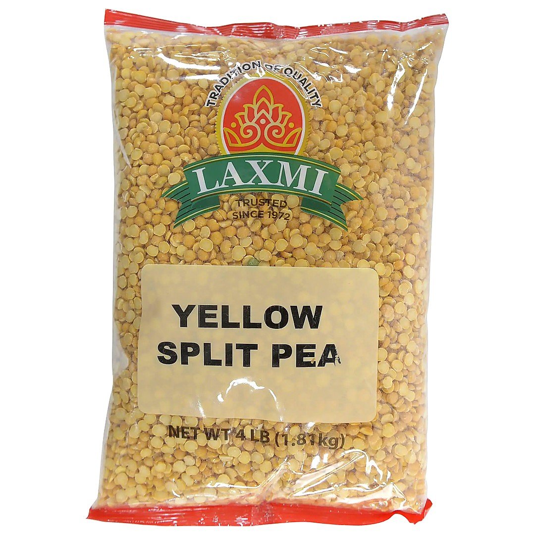 LAXMI YELLOW SPLIT PEAS 4LB, topdesimart, top desi mart