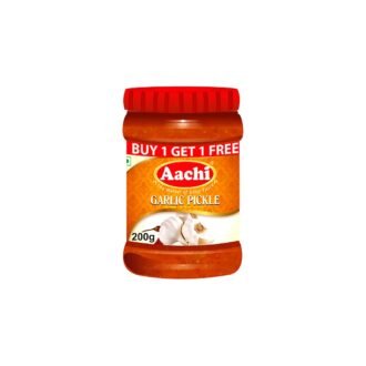 AACHI GARLIC PICKLE 200GM, topdesimart, top desi mart