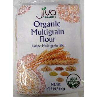 JIVA ORGANIC MLTIGRAIN ATTA 10LB, topdesimart, top desi mart