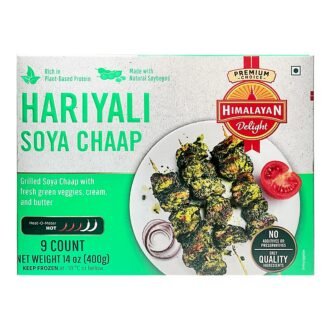 HIMALAYAN DELIGHT HARIYALI SOYA CHAAP 400G, topdesimart, top desi mart
