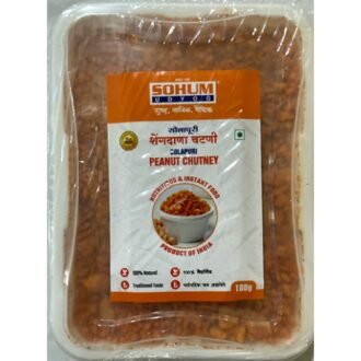 SOHUM SOLAPURI PNUT CHTNY 100G, topdesimart, top desi mart