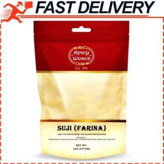 SPICY WORLD SOOJI FINE 2LB, topdesimart, top desi mart