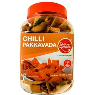 DAILY DELIGHT CHILLI PAKKAVADA 175G, topdesimart, top desi mart