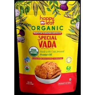 HAPPY LEAF ORGANIC SPCL VADA 150g, topdesimart, top desi mart