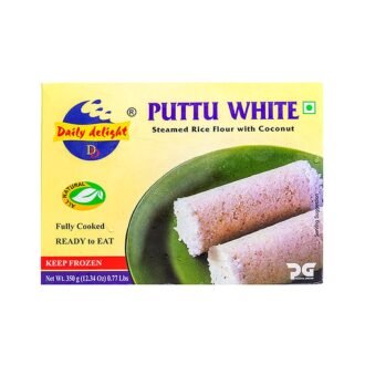 DAILY DELIGHT PUTTU WHITE 12.34OZ, topdesimart, top desi mart