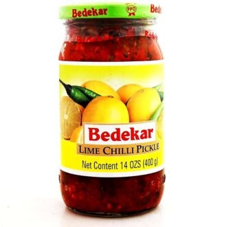 BEDEKAR LIME CHILL PICKLE 400G, topdesimart, top desi mart